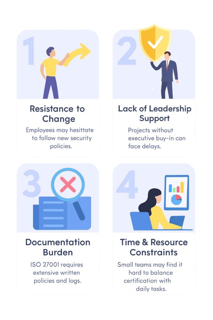 Common Challenges Businesses Face in ISO 27001 Projects