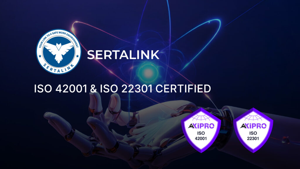 Sertalink ISO 42001 and ISO 22301 certification