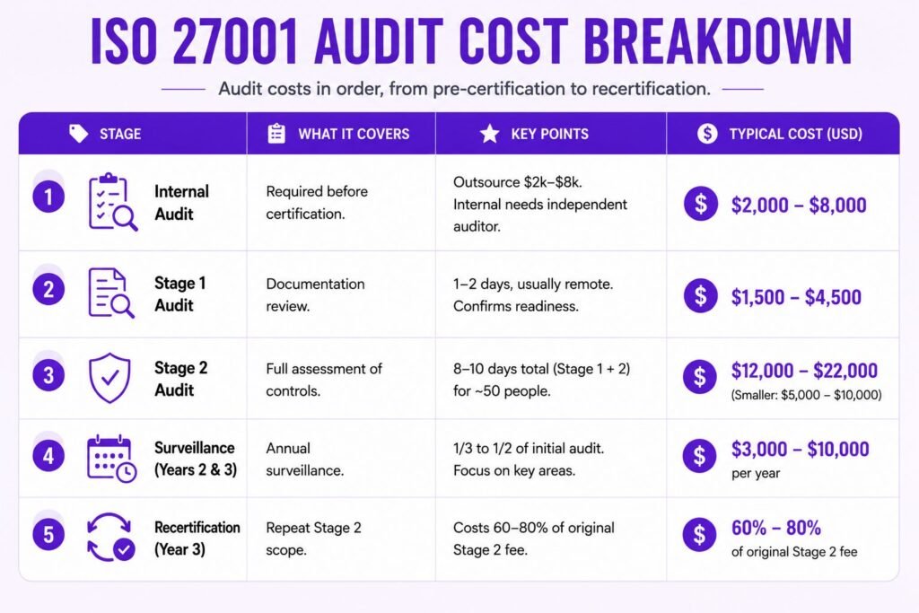 Audit Cost Breakdown