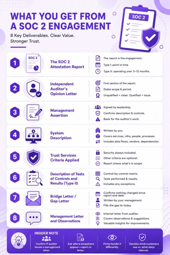 SOC 2 Engagement Deliverables